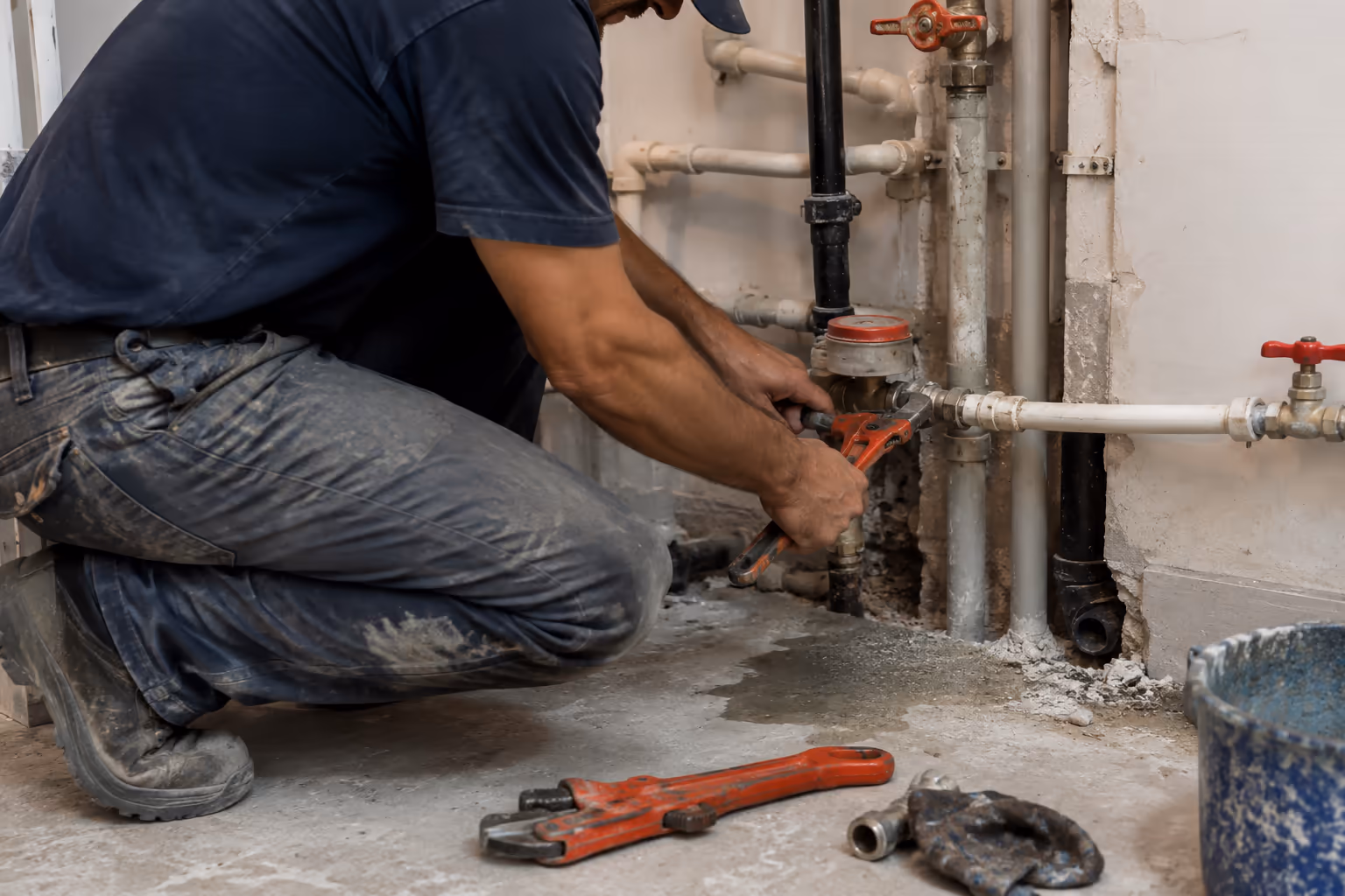 Workiz technician installing equipment